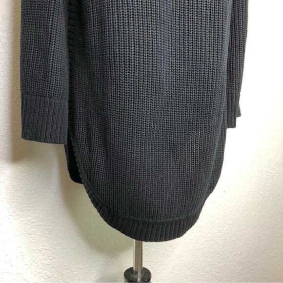 UGG Raelynn black turtleneck funnel chunky ribbed sweater tunic size Small - Picture 14 of 16